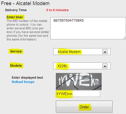 Make Alcatel Modem Use 3g Only X230E
